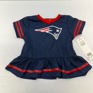New England Patriots NFL Apparel Cheerleader Outfit 6-12  Infant